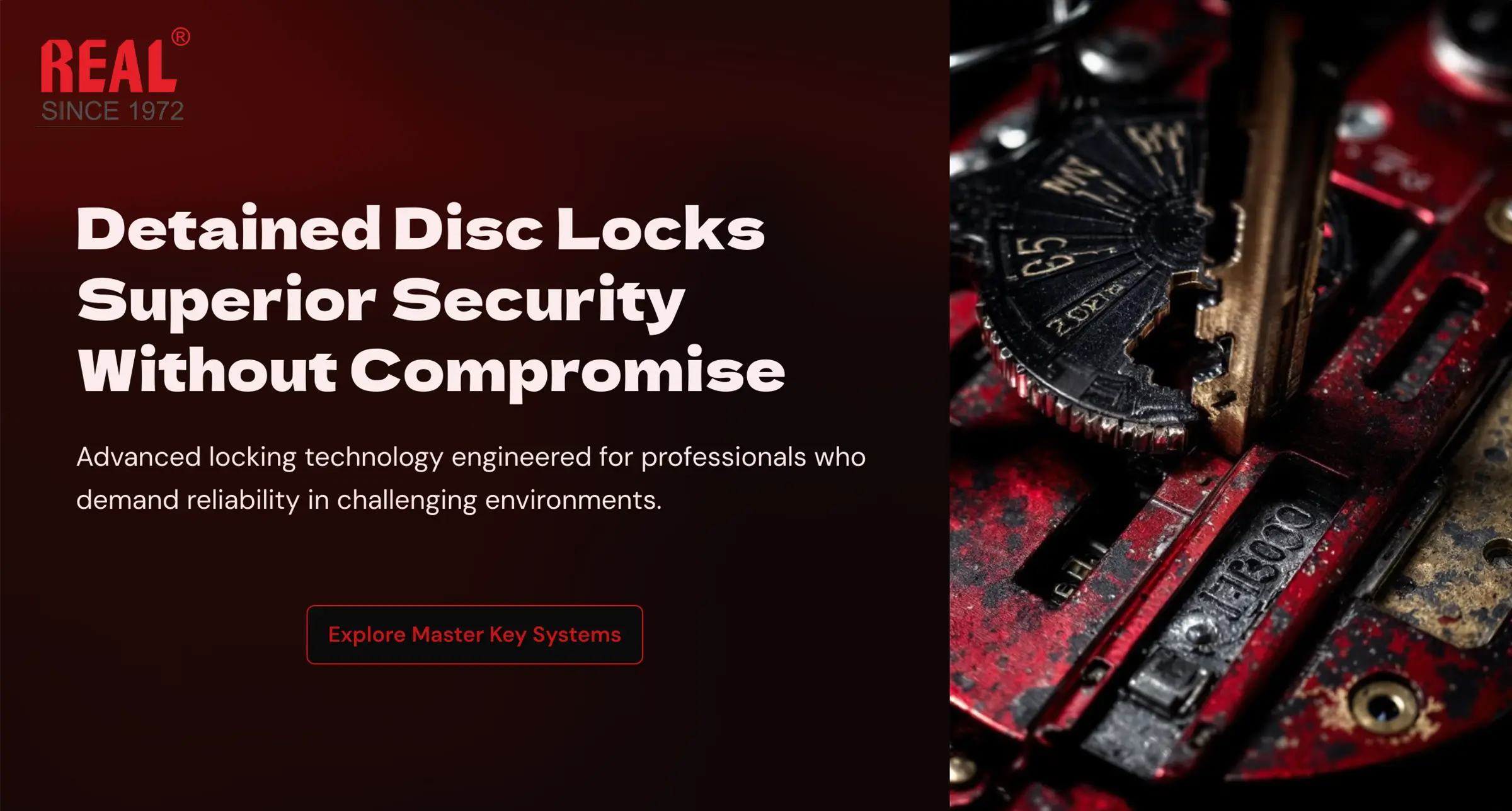 Detained Disc Lock