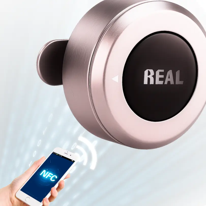 REAL battery-free NFC locks offering smart, energy-efficient, and maintenance-free access control for cabinets, lockers, and office furniture.