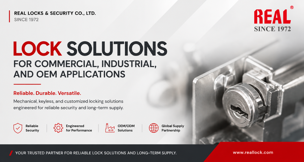 Lock solutions for commercial, industrial, and OEM applications by REAL Locks & Security